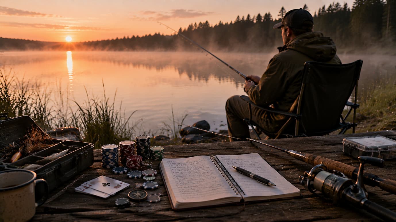 Discipline de la pêche et stratégie au poker